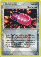 PlusPower 112/127 Crosshatch Holo Promo - 2011 Player Rewards Program